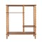 Hello Honey Tiered Shelf with Beveled Shelves and Doweled Legs, Walnut Finish